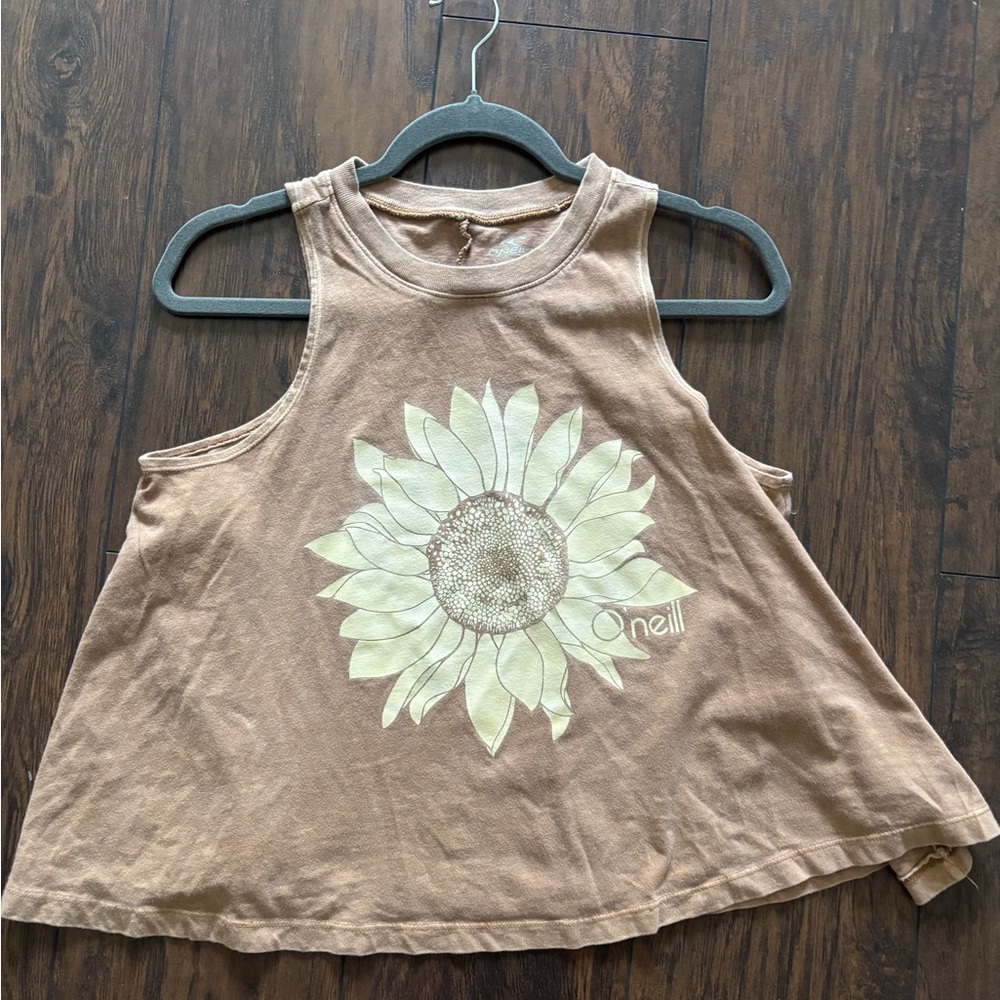 O'Neill Tan Sunflower Tank Top